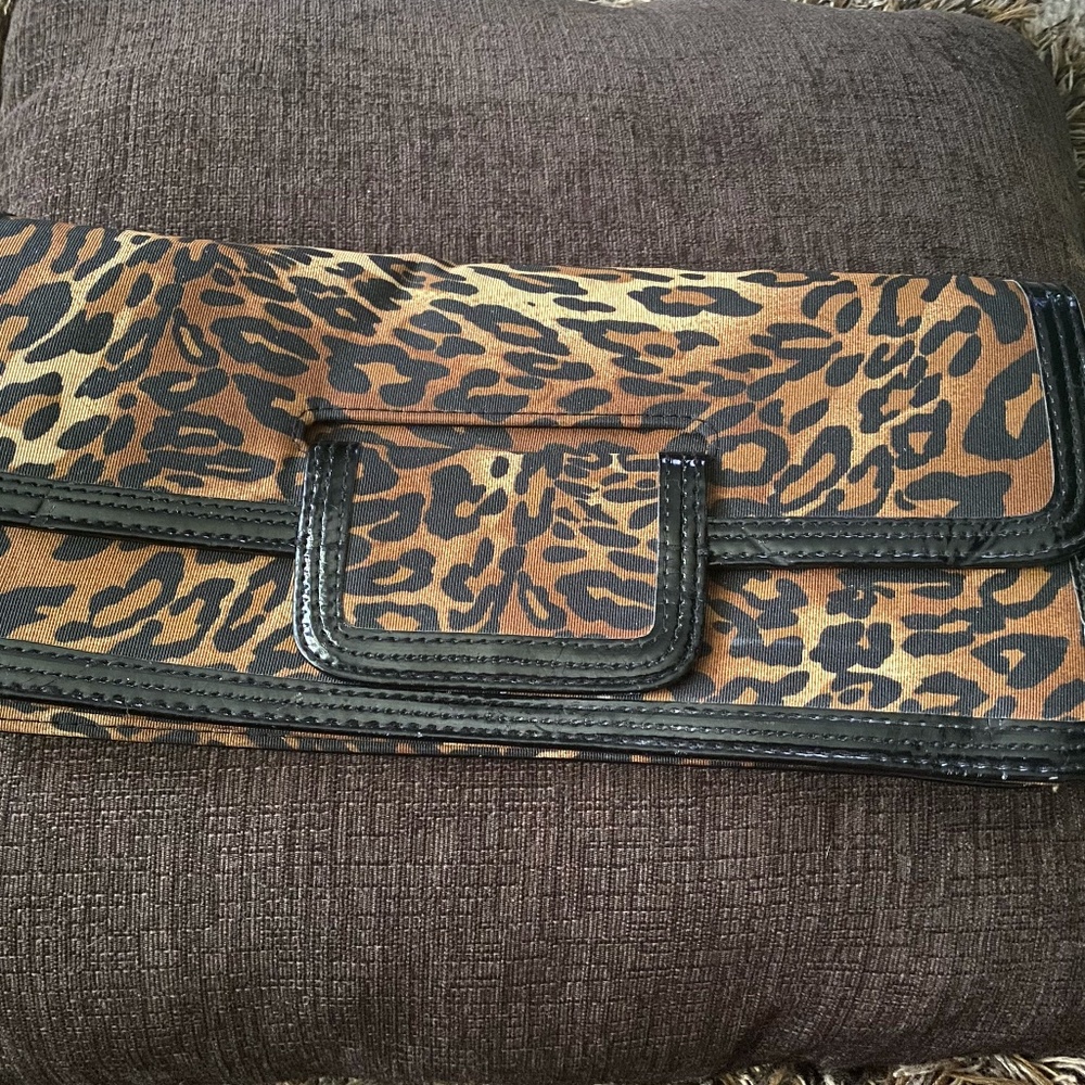 Leopard Print Clutch